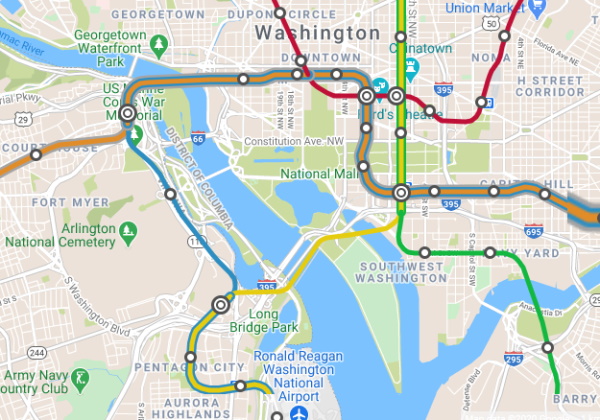 Washington Google Maps