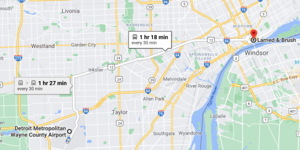 Detroit Google Map