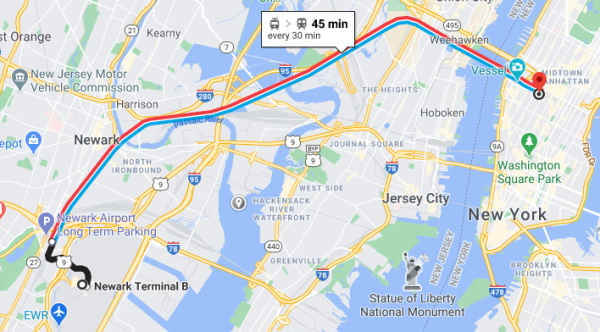 New Jersey Google Map