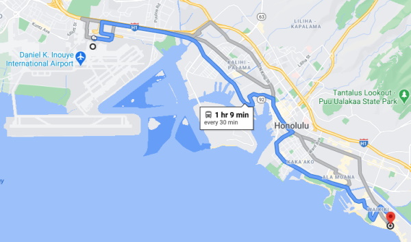 Honolulu Google Maps