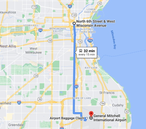 Milwaukee Google Map
