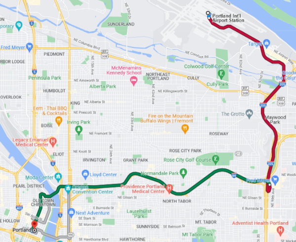 Portland Google Maps