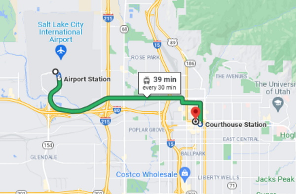 Salt Lake City Google Map