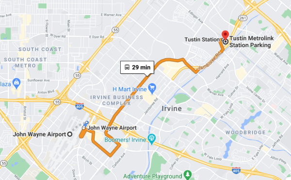 Orange County Google Map