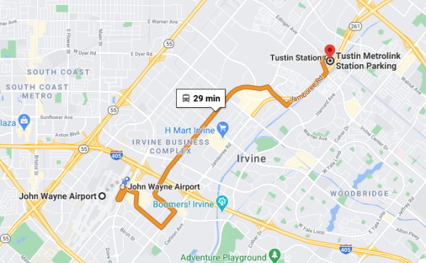 Orange County Google Map