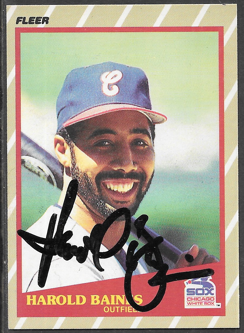 Harold Baines 1989 baseball card