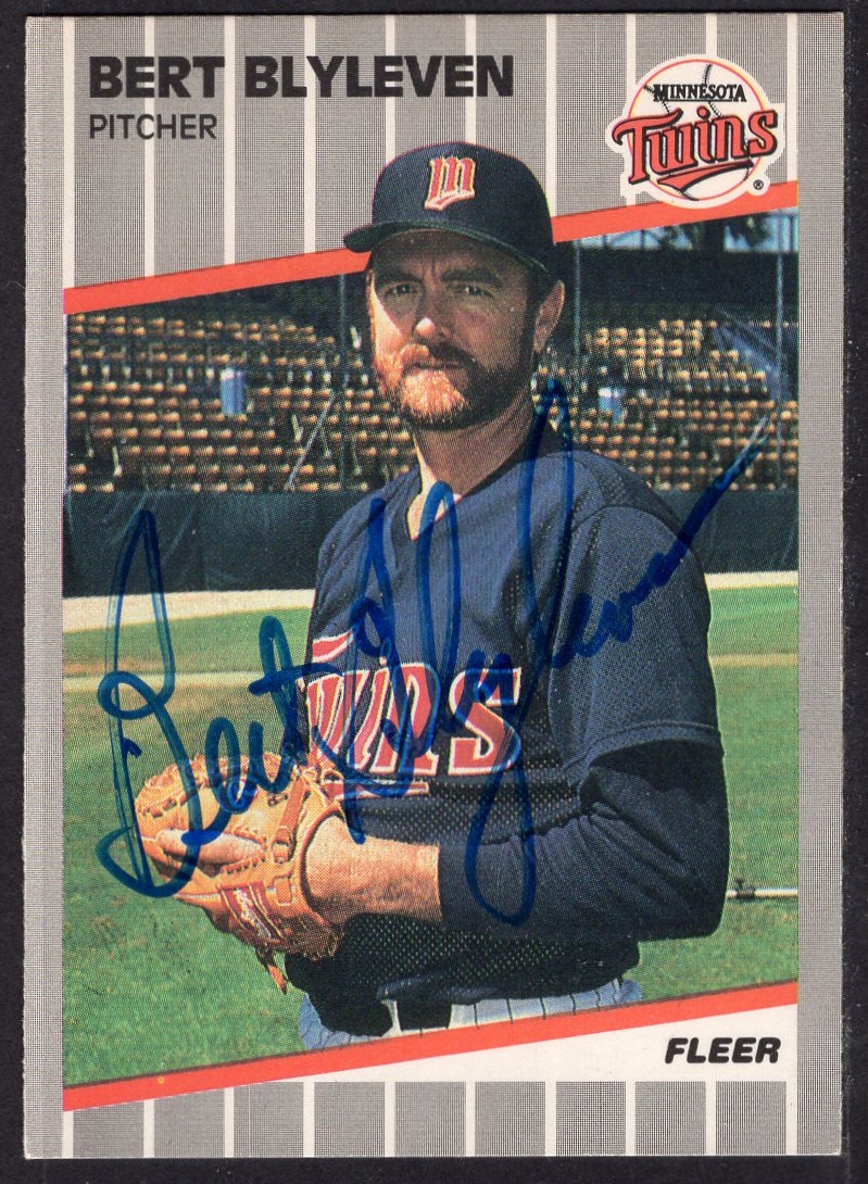 Bert Blyleven baseball card