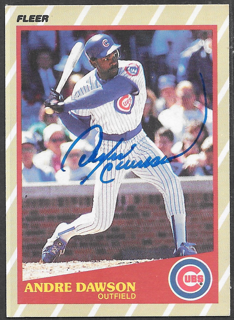 Andre Dawson 1989 baseball card