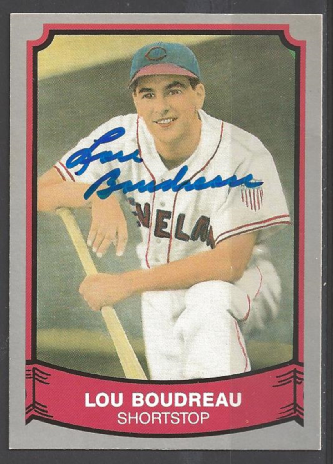 Lou Boudreau baseball card