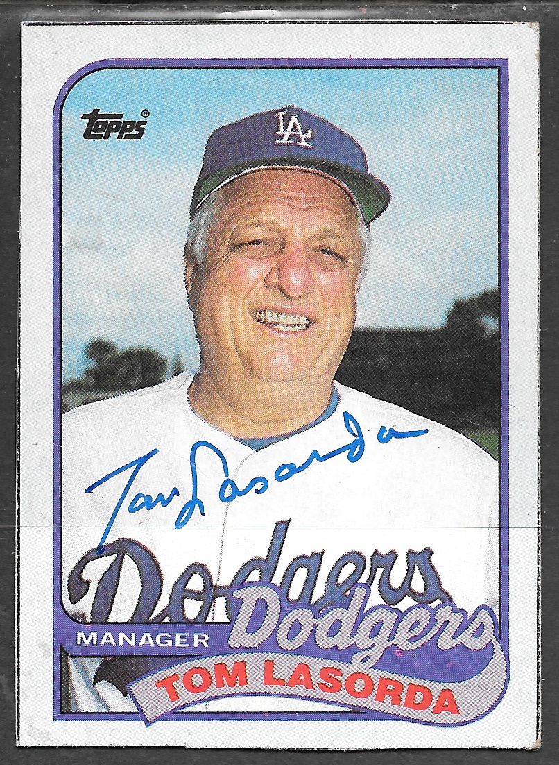 Tom Lasorda baseball card